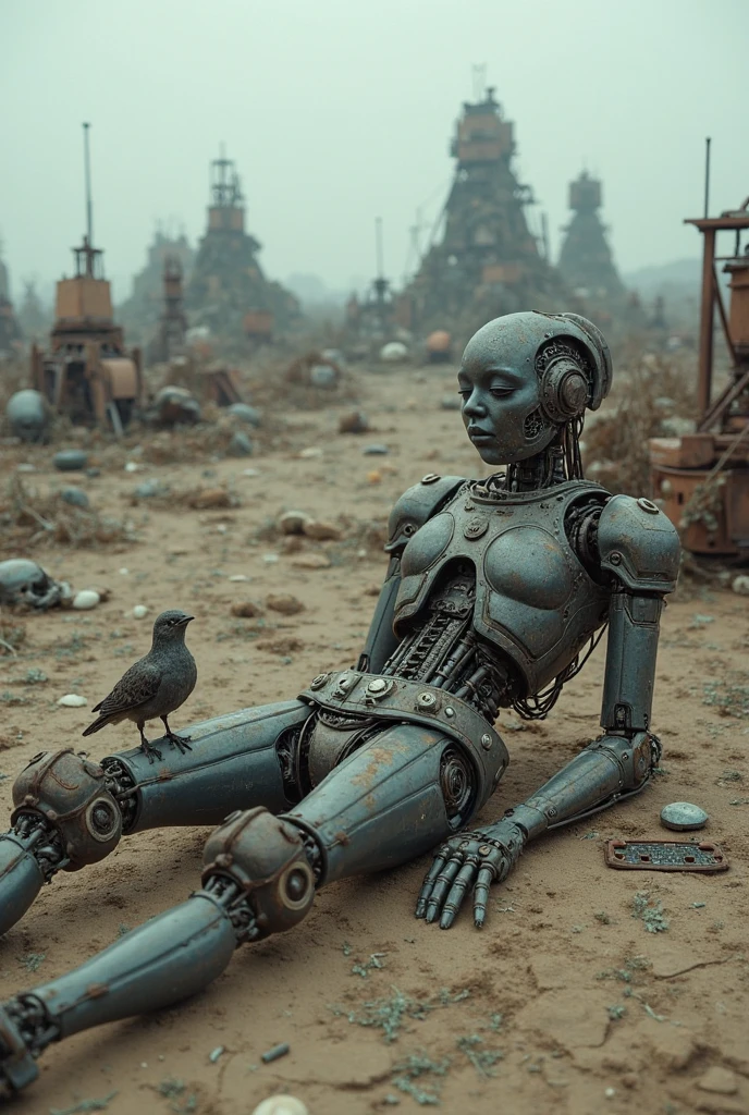 beautiful astronaut naked in dry flowers, Diadema Boke,, damaged suit, damaged mask, cracked glass, scratch screen,Cursed lands,Christmas sky, forgetful person,8k resolution, cinematic style digitl art render with mechanical and futuristic details, Sci-fi, hyperrealisti , Post-apocalyptic, damaged, surreal,horor, Zombies, gross, monsters, undead, body horor, SUNSET,blurred environment background, neon energy halo on the back, (perfectly shaped eyes:0.8), portraite, digitl art, conceptual artwork, post-processed, dynamic lighting, (painted by bochen and wlop, Styled by Nixeu and Greg Rutkowski), trend on pixiv, perfect composition, cinematic, majestic, detailded, sharp details, sharp focus, Perfect Anatomia, Ablaze, work of art, rewarded photography, slim fit face, work of art, Arte de Yoshiyuki Sadamoto e Matt Banning