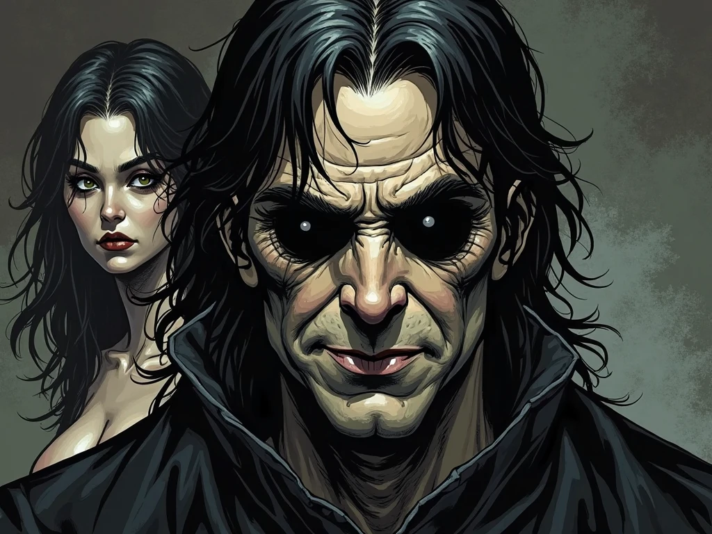 (theUndertaker2), old west, photorealistic, horror, art, masterpiece, intricate details, hair tangle, beauty, eyes convey a sense of fear, mouth twisted, scream, intricate, wide-angle shot, light and shadows, sense of depth, high-quality details, masterpiece, Bruce Pennington, H.R. Giger, Tsutomu Nihei, Wayne Barlowe, and Zdzislaw Beksinski, cinematic, horror, 8K