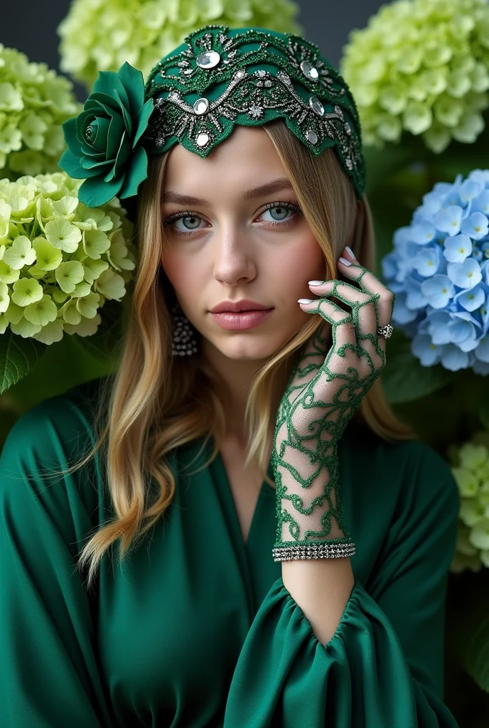 <lora:Marion_Cotillard:1> pointilism dance performance with flowers, dancing sensually in a green lush floral ball butter sculpture environment, highly colored, Kodak color, posteresque, circular composition, studio photography, highly colored, stunning, patterned photography by andreas gusrki, surreal portrait photography for the haute couture awards with flowers around (sharp focus on eyes) (skin texture:1.2)