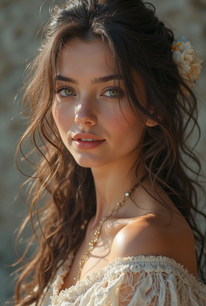 Thorns pierce the body，Long hair，Glowing eyes，Crown of Thorns，grace，Queen of Thorns