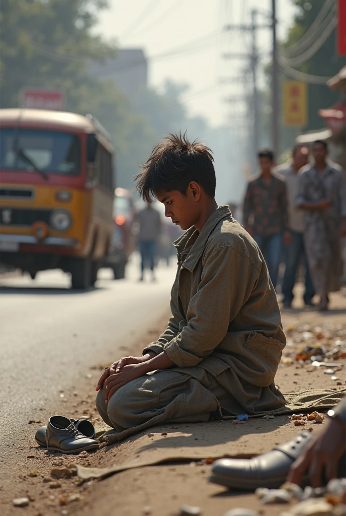 Boy sitting on the floor with a backpack on his back, pobreza, indigente, subdesenvolvido, # 0 1 7 9 6 f, 14 yo menino berbere, desnutrido, 1 9 8 4 ethiopian famine, Foto do perfil, vestido com um vestido, favela, menino, 000, 0 0 0, photograph credit: AP