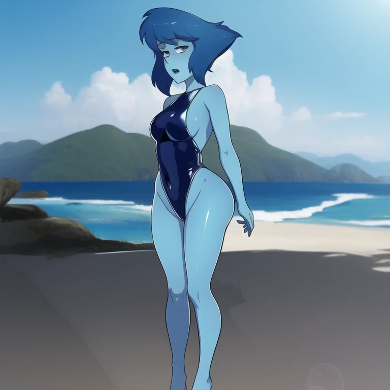 my little pony equestria girls princess luna , HUGE titties , in bikini