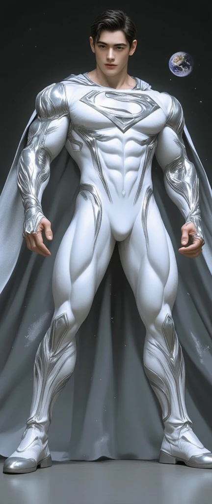 young boys wearing light, translucent clothes, subjectively shaped, big bulge, full body,