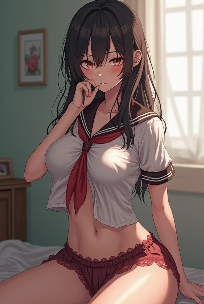 High resolution、4K quality、younger sister、Young、、Incest、兄younger sisterでセックス、Feeling pleasure、Open your mouth wide、Sweat splashes、Consensual sex、pantiesが床に落ちている、黒のpantiesをずらしてセックス、panties、used underwear、stain on crotch、部屋はpantiesで溢れかえっている、Scattered underwear、pantiesだらけの部屋、Laundry basket、strip、Underwear is scattered、Underwear is scattered、床一面たくさんのpanties、A room littered with bras、Undressing scene、Browsing Caution