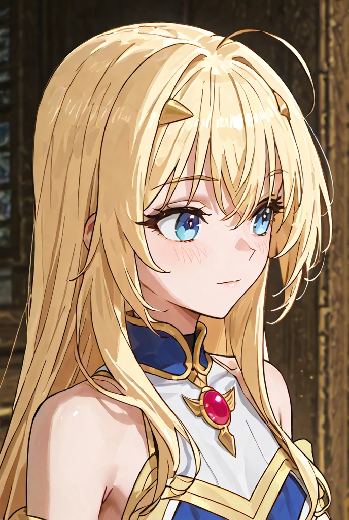 1girl, Alicia arcturus, long hair, blonde hair, realistic, ultra detail, 70mm lens