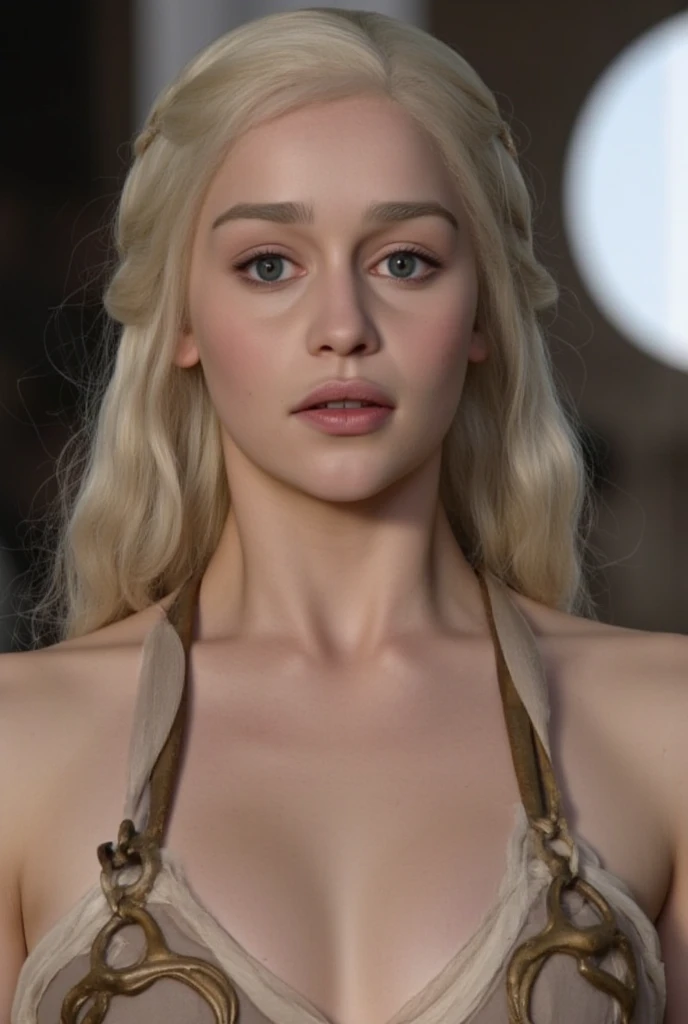 female dressed as daenerys targaryen, gorgeous, attractive, flirting, (((full body visible))), looking at viewer, portrait, photography, detailed skin, realistic, photo-realistic, 8k, highly detailed, full length frame, High detail RAW color art, nipple piercing, diffused soft lighting, shallow depth of field, sharp focus, hyperrealism, cinematic lighting, perfect cute face, cute face, perfect looks, in Daenerys targaryen get up, perky nipples, topless, dark puffy areola, lean body, flat chested, small breasts, big perky areola, smile, thick detailed nipples, bottomless, wide muscular hips, thin waist, hourglass body, abs, sexy, young, fat puffy pussy, innie pussy,