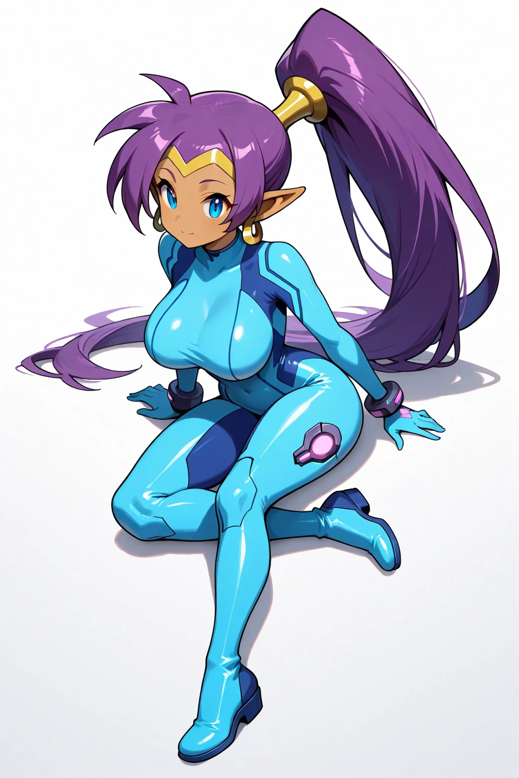 masterpiece, best quality, 1girl, starfire, red hair, long hair, green eyes, orange skin, closeup, sketch, solo, simple background, sexy face, sexy pose, sexy smirk,((showing)), ((nipples showing)), ((naked)), (( showing)), ((legs spread)), ((crotch showing)), ((tentacle near crotch)), ((tentacle near breast )), ((tentacle inside pussy))