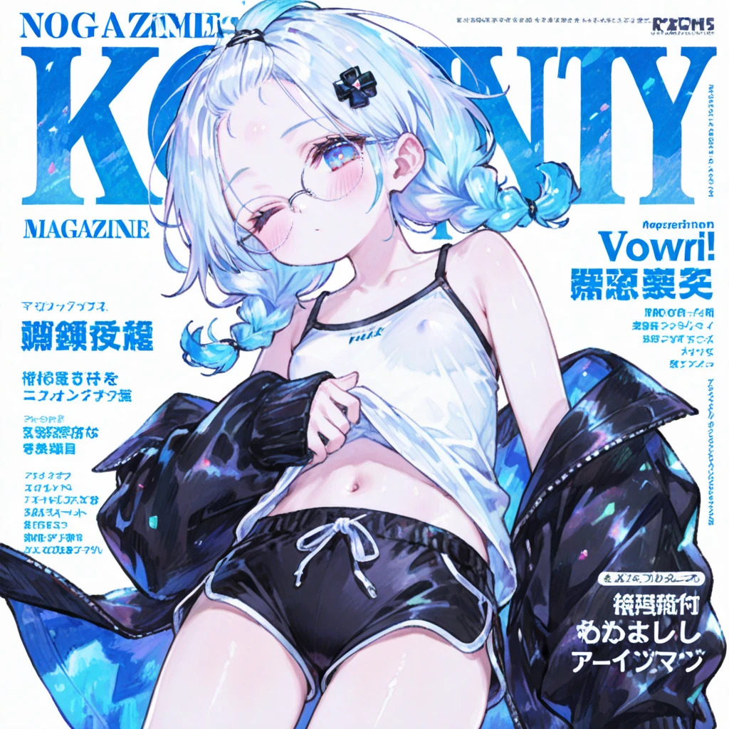(Magazine Cover:1.8)、(Show your crotch)、(frombelow:1.1)、 pretty 1girl, top-quality、The ultra -The high-definition、hight resolution、extremely details CG、8K Unit Wallpapers、17 age、Beautiful and polite eyelash nurse、pencil skirts、Nurse Cap、purple bikini、 Black legwear、)))、(a wet body:1.4)、(Shiny body,:1.6)、 Sweat,be shy、(Ahegao:1.5)、(put out the tongue)、full of shyness、