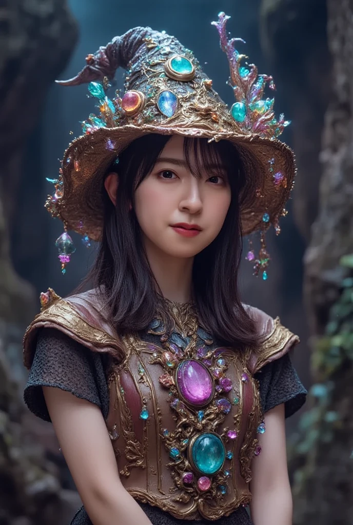 A powerful spell that creates a magical protective barrier., A woman who uses green magic to summon a magical shield is perfect for a fantasy world..