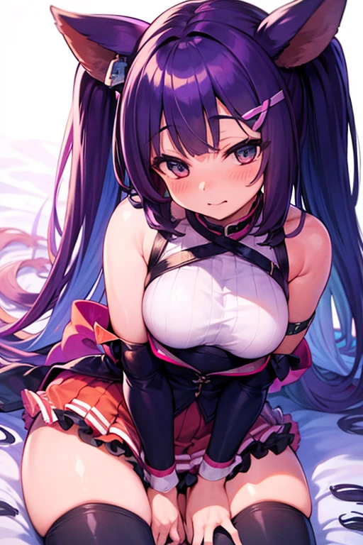(best quality, vivid colors),deslumbrante.
## Generated prompt 1 girl, forest, striking, Chonmago, no sclera, high-cut bikini, high-contrast hair, (best quality, vivid colors), dazzling.