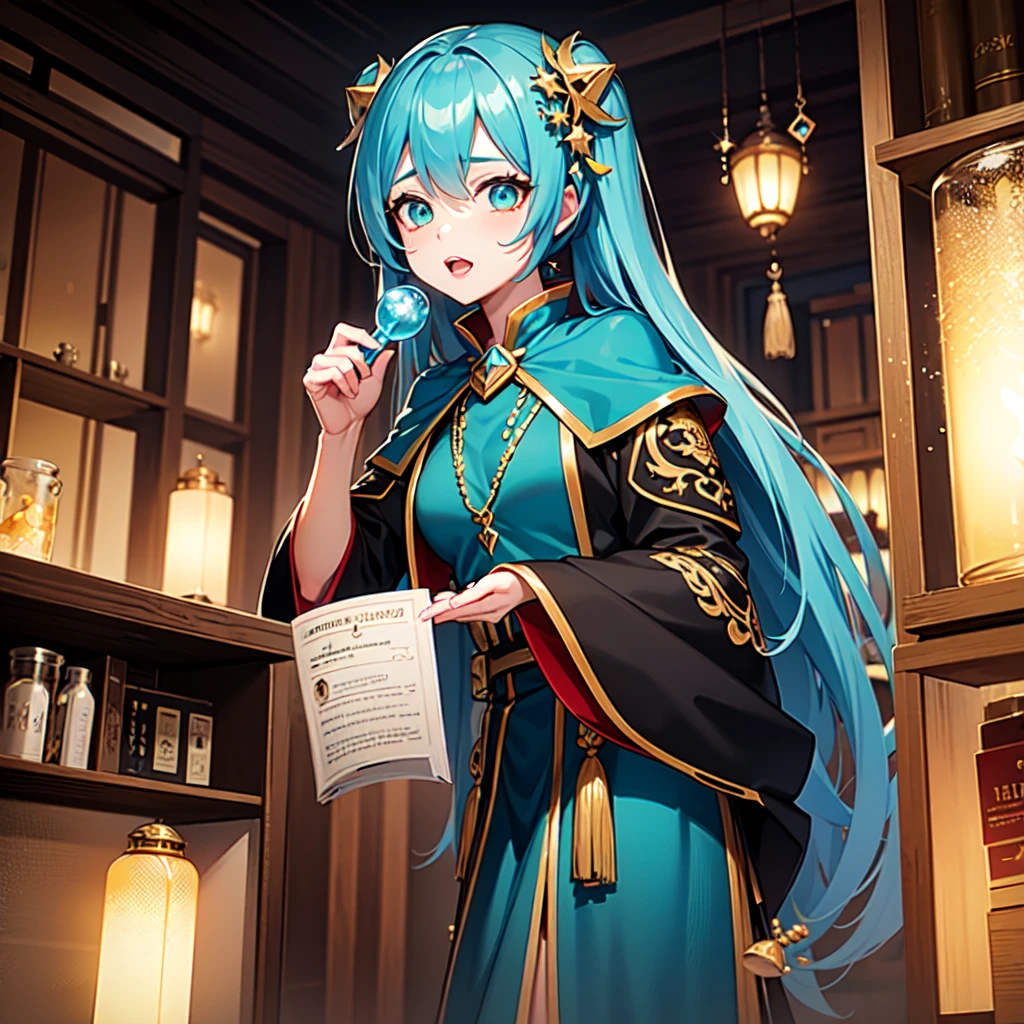 Adult woman, sexy, navy blue hair, The ends of gray hair, hairlong, beautiful hairstyle, hair ornament, white eyes, Chinese Clothing, Ornaments, Rings, Heels, Ancient Chinese themes, looking a viewer, Happy smile, overhead view, Lies on the money, gold coins, A mountain of money, Fantasy art, Beautiful painting of characters, Works of art in the style of Guvaika, epic exquisite character art, stunning character art, Beautiful rich Woman, perspective, really happy, closed eye, overhead view(reference sheet:1.5)