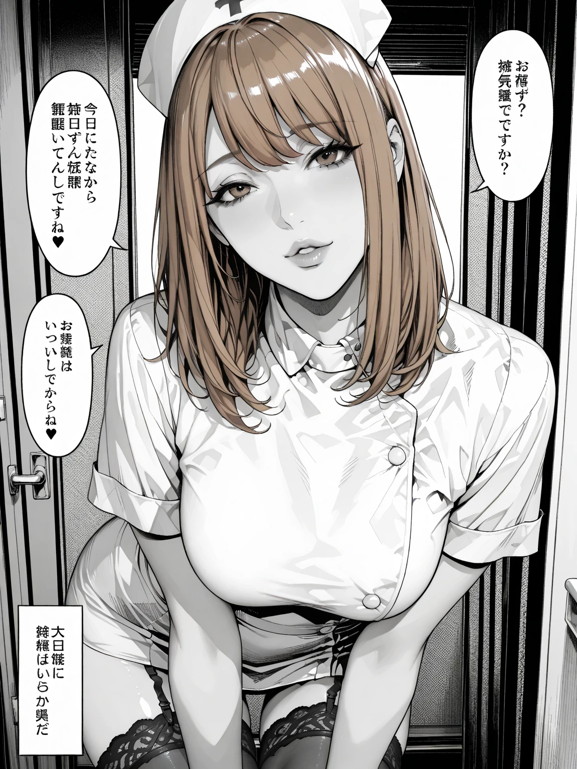 、(masterpiece、Highest quality)、Highest quality, Ultra-high resolution, (((masterpiece))), alone, Sweat、Big eyes, Composition from the front、Shortcuts、Embarrassed face、Bronze colored hair、Cut your hair short、Bathroom、Shower scene、 Expose、Completely naked、pubic hair、belly button、Large areola、Nipples、short hair