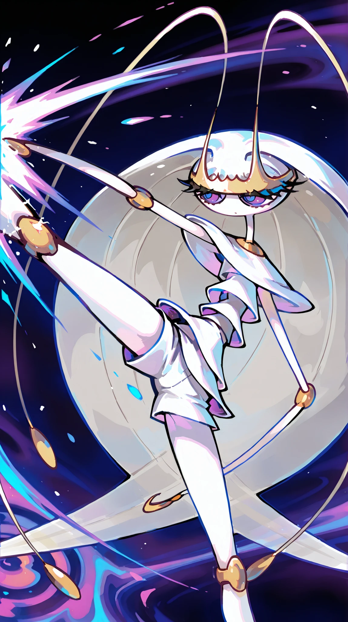 pheromosa,best quality,beautiful,pokemon,{Look at viewers},(Clear eyes),
((Roundhouse kick:1.3)),(action),(Neon Street),2 fingers,(Thin toes),(overlooking:1.3),(Red light particle),spin blur,(redscale film:1.2)