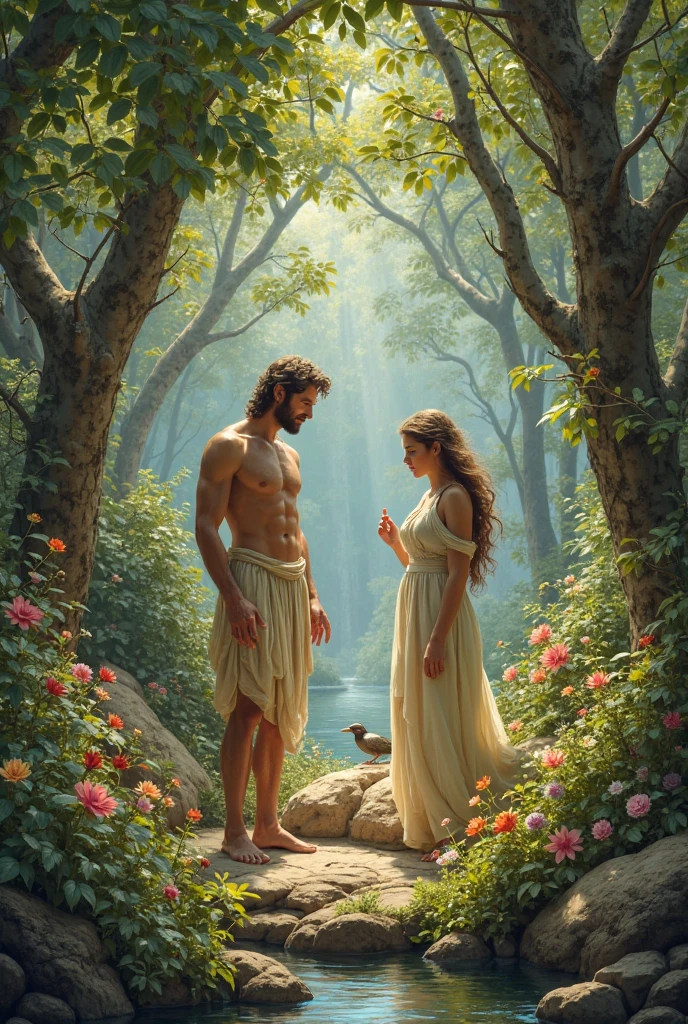 The nymph rejected the love of the shepherd