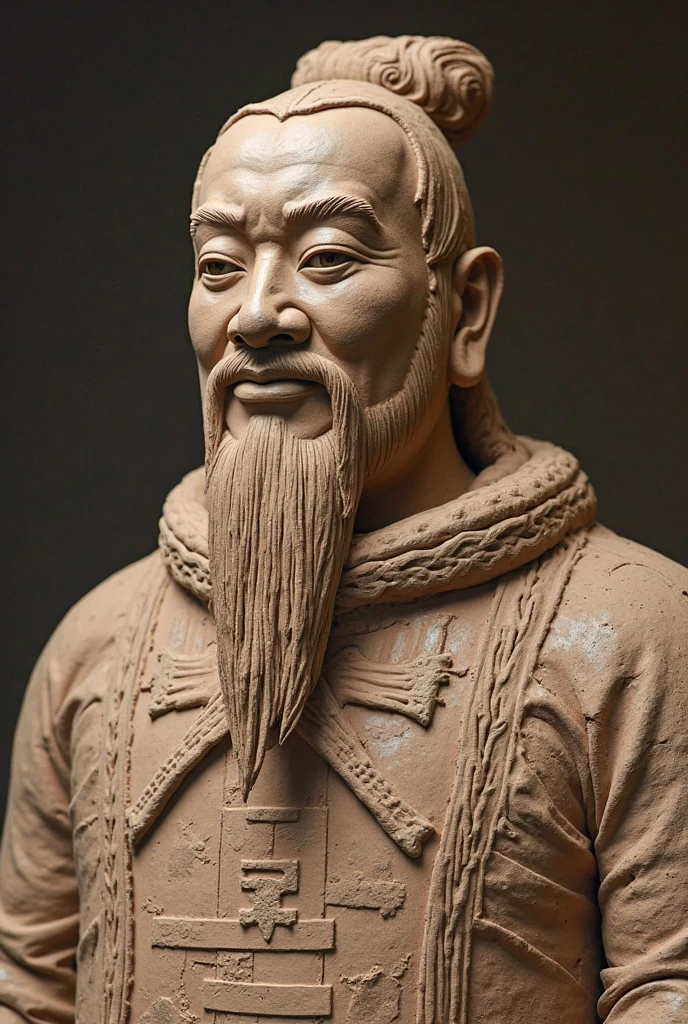 Illustration of a wooden carving of a god。Facing forward。looking at the camera:1.5. General Characteristics:Chibi Characters、Are fat:2.0、Belly button sticking out、Metabolic、
Facial Features:
The man's face is smiling、His eyes look like he's smiling。
quite fat and、With a round face、My cheeks are plump。
The long beard is distinctive、It extends downwards from the center of the chin。
Costume:
伝統的なCostumeを着ており、Decorative patterns on sleeves and chest。
There is a circular decoration on the chest area.、It is decorated with gold lines。
Costumeの一部に金色のアクセントが見られます。
What you have in your hand:
(Has a small hammer、holding a gavel:2.0)
facial expression and posture:
He has a calm and satisfied look。Pretty look。A warm look。
The body position is facing forward、There is an overall relaxed atmosphere。
This sculpture is、It is a traditional craft.、You can see that it is carefully made down to the smallest detail.。表情やCostumeのデザインから、It may be a symbol of good fortune or good luck.。