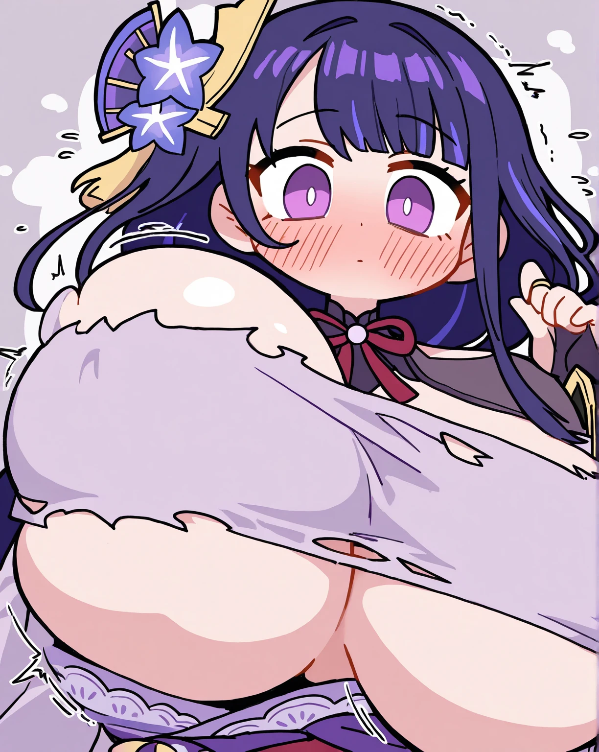 Witch Hat (Brown Hair) Long Hair (((Small breasts))) (Purple Eyes) (((child))) (Slanted Eyes) (((low length))) ,(Turn around)  (((solo))),  Embarrassed,  blush, uniform、(I'm pulling up my skirt) (((A girl farts)))Standing with legs together
、(Holding on)(((Her butt is facing me))) ((Loli face)(((Yellow gas leaking from the anus)))(((high quality)))