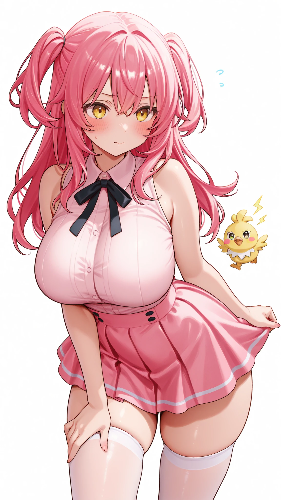 Hentai、High resolution、smile、Pretty Cure、Orange-haired, chubby, big-breasted magical girl spreads her legs at the aquarium to show off her sexual appeal、A vulgar and obscene dress for a magical girl, decorated with frills and ribbons.、Perfect proportions、Cowboy Shot、Belly button、Big uterus tattoo、Fatty thick legs、Sweaty、Clear eyes
