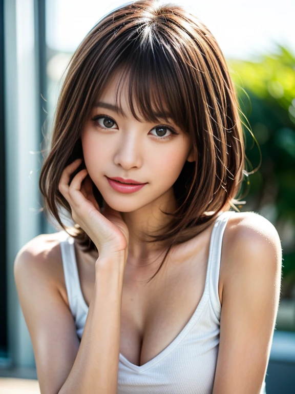 ((Ultra-realistic capture)), ((Highly detailed)), ((High resolution 16k close-up of human skin)). ((Skin texture must be natural)), Photorealsitic:1.4、((Detailed enough to finely identify pores:1.3)). Skin should look healthy, In a uniform tone. Use natural light and color、foco nítido:1.4、Looking at the camera、Look at viewers、Armpit、Very simple background、dark-brown eyes、goddess of Japan、