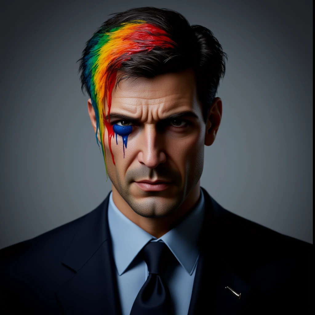 sks man, (mas44:1) dressed like (The Joker:1) with (serious look:1.5) with multicolor hair looking to the camera, <lora:add_detail:1> <lyco:locon_perfecteyes_v1_from_v1_64_32:0.5> <lora:mas44-10:1>