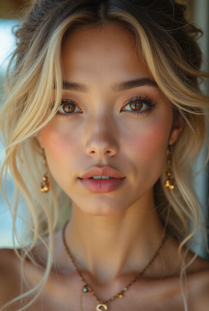 Portrait of a beautiful 23-year-old sexy Thailand teen, dark blonde hair with frosted tips, firm breasts, gorgeous sexyy adults movies actress , almost nude, waiting, ( private office, bright light), sweat dripping, hot and sweaty, glistening, blush,, (((ultra realistic))) Photo, masterpiece, top quality, (tanned skin), blonde hair, (Ultra detailed face and eyes:1.3),((Eye makeup)), e-girl, gamer girl, ((fake detailed lips)), ), ((Stylish hairstyle)) , (small Natural breasts), (Slim waist) , ponytails hair, freckles, 1 ultra hot sexy girl 23 year old girl, on the bed on her knees, seductive look to viewer, solo, full body view, short hair, ponytails hair,, looking at viewer, brown eyes, jewelry, full body view, sexy teen girl, necklace, lips, realistic, nose, flirting with camera, open mouth, oral invitation, strong make-up, wet tiny breast, small breasts, facing front , teenage bedroom, blowjob position, she wants to have oral sex, erotic photo, erotic bright atmosphere, wide shot, exposed tits, she is grabbing her in a sultry manner