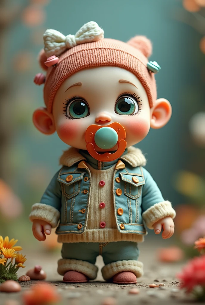 (female Mario), character design, Nintendo Super Mario, (blue eyes, red hat, red suit, blue suspenders, white gloves, )super cute blind box style, chibi, full body, exaggerated expressions and actions, clean background, bright iridescent highlights, studio lighting, atmospheric lighting, with exquisite texture, high detail, high resolution, c4d, 3D, Blender, 8k, best quality, ultra high definition