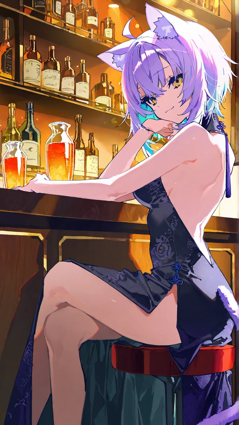 NSFW,masterpiece,Highest quality,High resolution,Very detailed,white\(no game No life\),Small breasts,ponytail,Bunny ears,Playboy Bunny,casino,Holding Tray,Dissatisfied face,blush,Are standing
