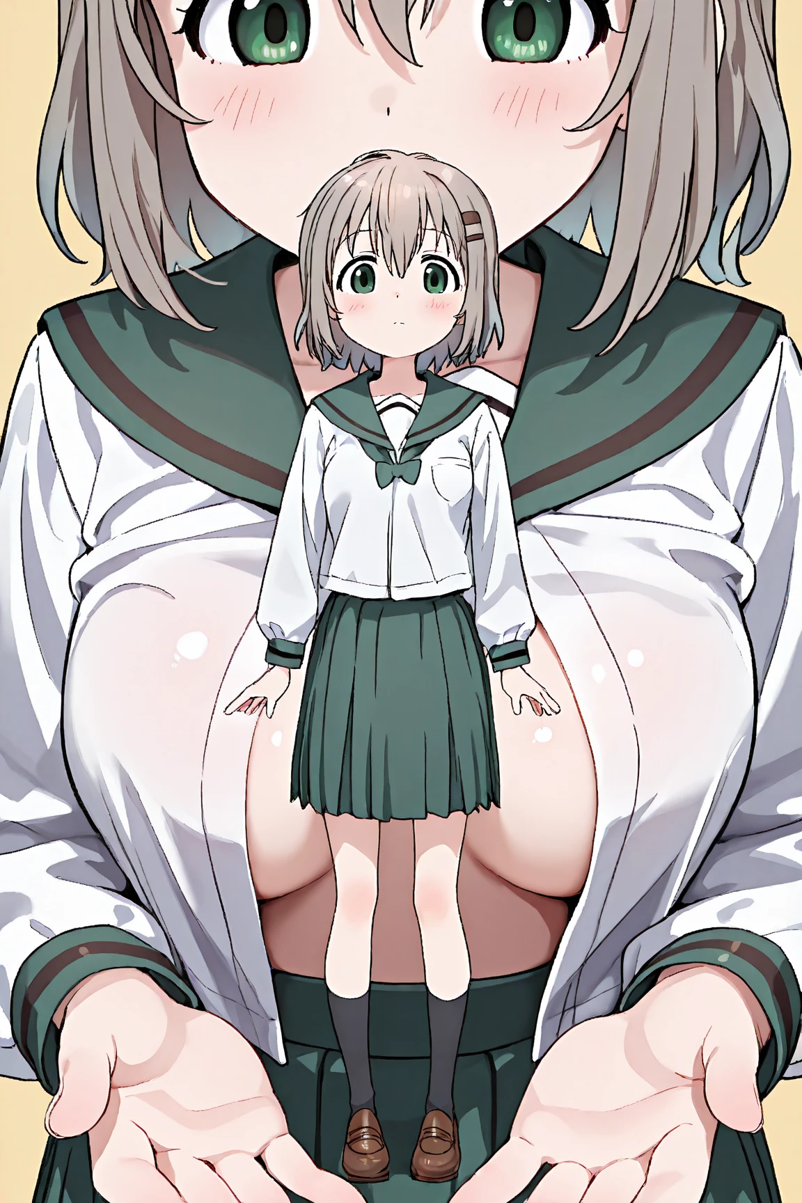 score_9, score_8_up, score_7_up, score_6_up, score_5_up, score_4_up, (source_anime), 2girls,Kobayashi-san Chi no Maid Dragon, (Kanna Kamui, horns, short hair, , small breasts, {1futa}, {massive penis}), (lucoa, long hair, massive breasts, Inverted nipples), yuri, age difference, giant size difference, pussy, far, full body, sex, Penetration, fullnelson, forced, rape, Volume of the penis in the belly, Full belly, anal, Scared, Fast, hard sex, Beating, purple ass, bruise