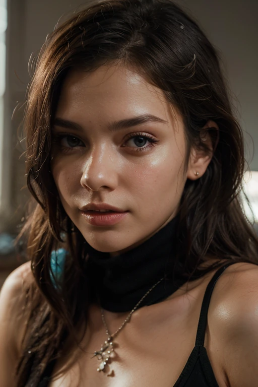 (Hail33St31nf3ld02-400:0.99), photorealistic, best quality, hyper detailed, beautiful woman, (selfie photo:1.2), upper body, solo, wearing (high neck dress), ((at step and repeat banner:1.2)), (movie premiere), (cheerful, happy), analog style, looking at viewer, skin texture, film grain, close up, ultra high res, best shadow, RAW, instagram LUT, <lora:add_detail:1>, RAW candid cinema, 16mm, color graded portra 400 film, remarkable color, ultra realistic, textured skin, remarkable detailed pupils, realistic dull skin noise, visible skin detail, skin fuzz, dry skin, shot with cinematic camera, detailed skin texture, (blush:0.2), (goosebumps:0.3), subsurface scattering