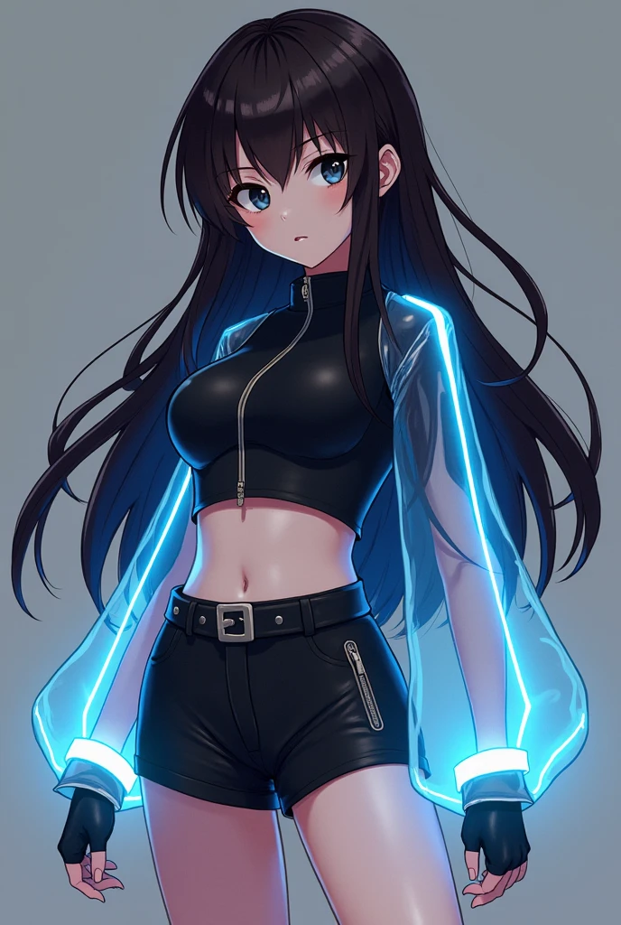 (masterpiece), (best quality), looking at viewer,
(wavy hair:0.8), long hair, (character on front:1.1),
{girl|lady}, night, outdoors, shiny skin, (science fiction:1.1),