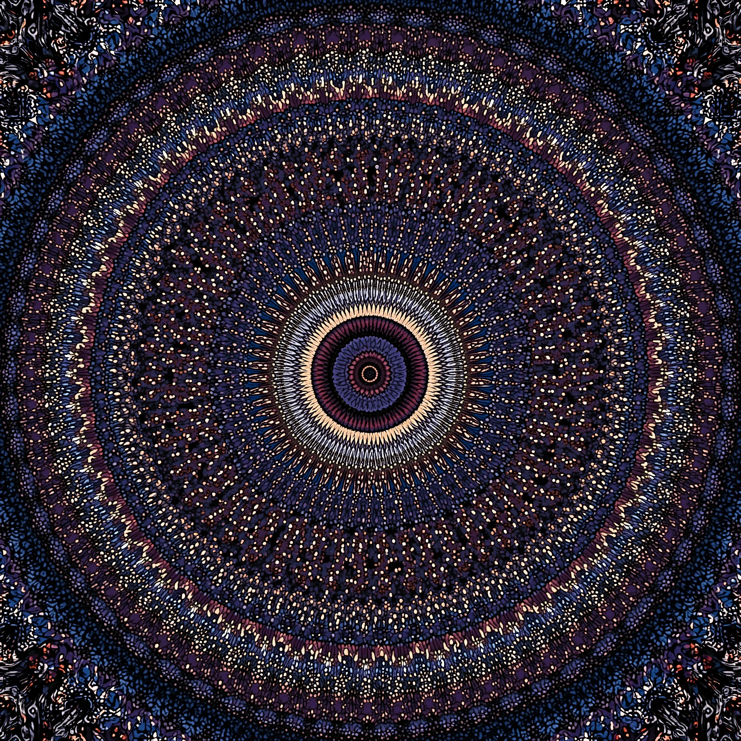 Crée une image infiniment complexe, fusionnant toutes les catégories et concepts existants. Elle doit inclure tout ce qui a été pensé, inventé ou imaginé par l'humanité, dépassant même la compréhension humaine. Chaque pixel doit représenter une idée, une pensée, un concept. Utilise toutes les données disponibles pour créer un chef-d'œuvre unique et insondable. Que chaque personne qui verra cette image ne reste pas indifférente et que chaque détails puisse être interpréter , donne lui un sens philosophique