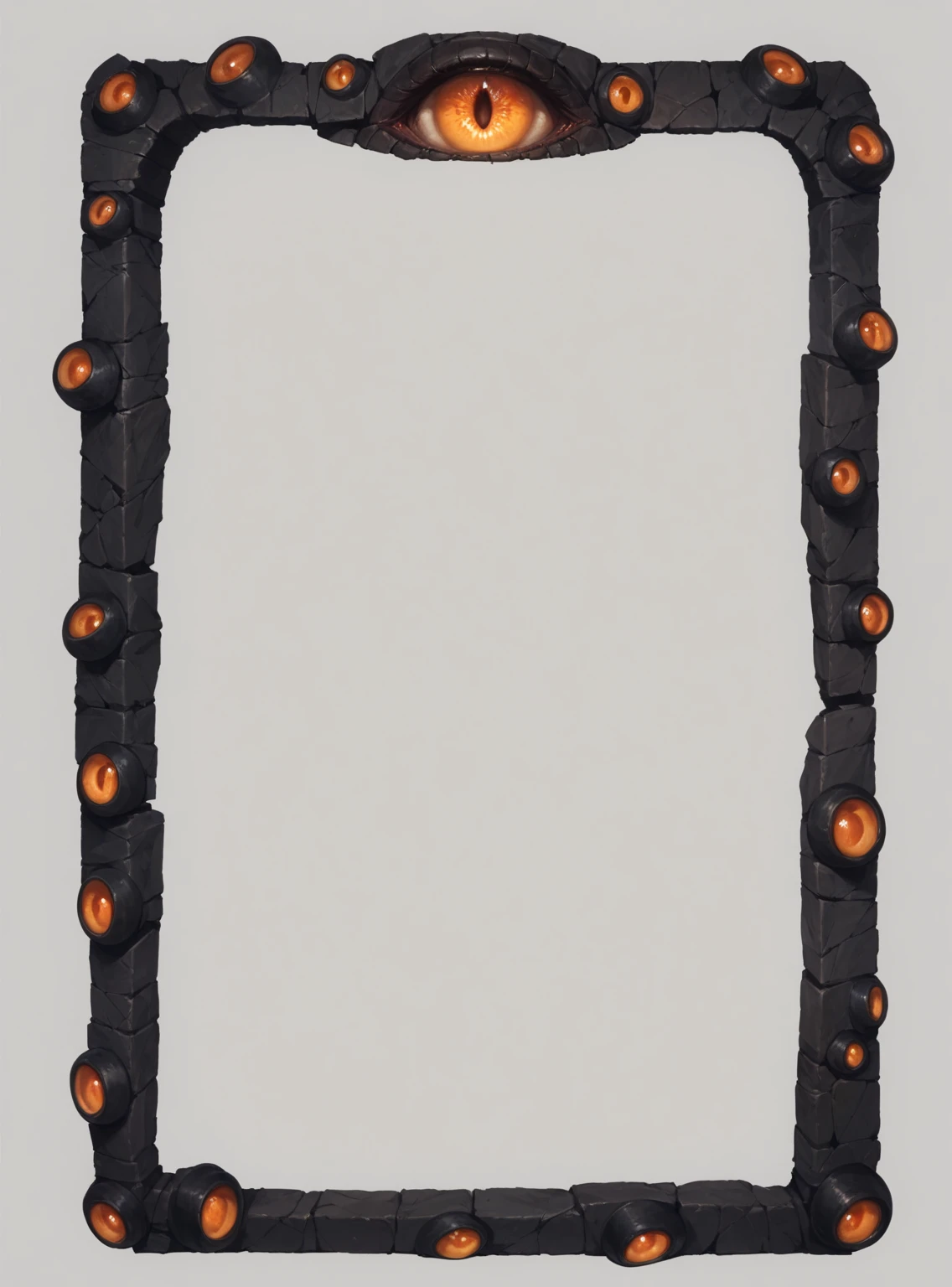 The crystals move slowly to and from the center and flicker.