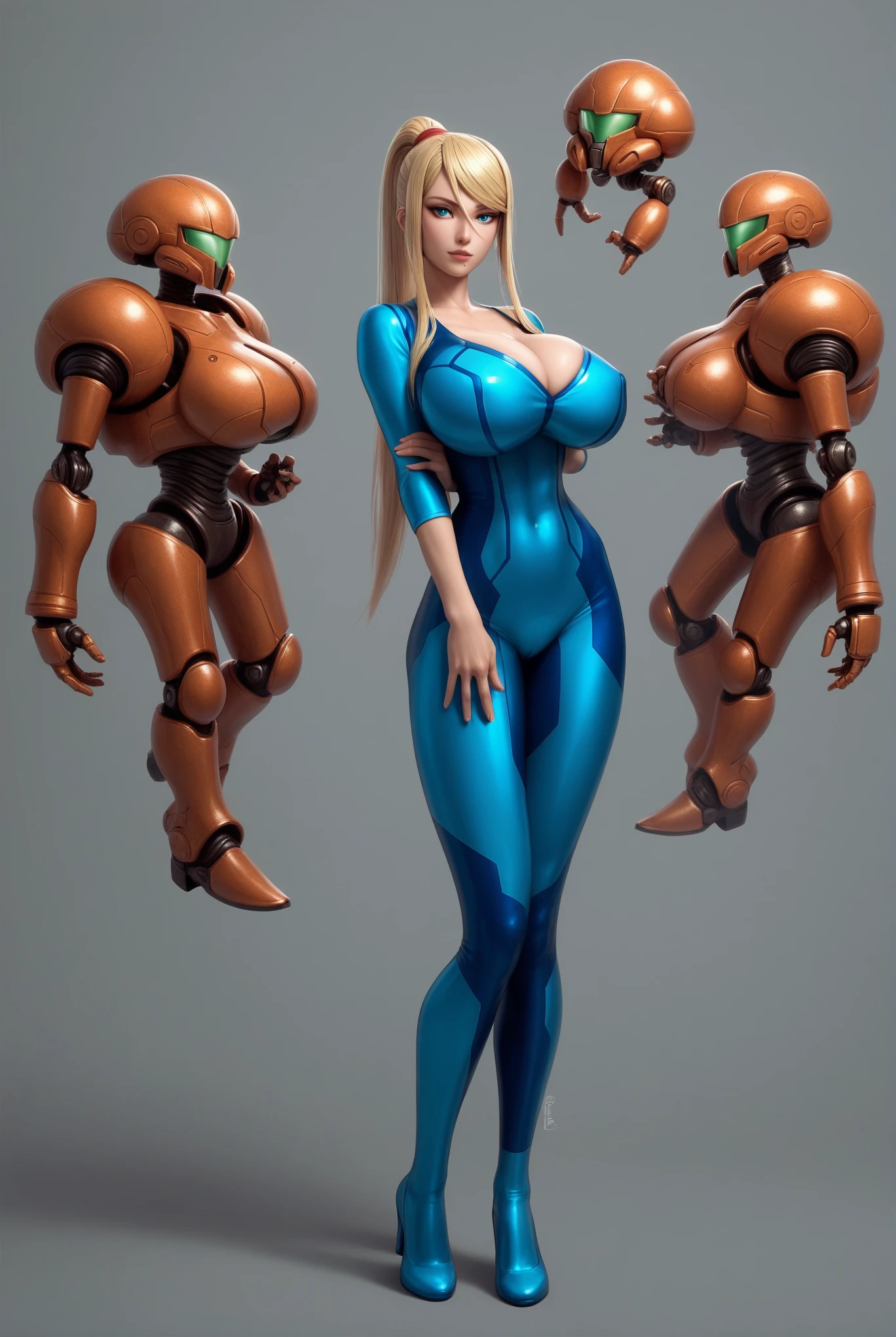 sideangle ultra-realistic textures, (((attractive top model bride girl)), 31 years old, beautiful canadian physical and facial features, sensual hourglass body with medium firm bust, cute face, female tech warrior with a nanotechnologic full latex neon red suit with neon light citcuits, american shot, (((((thighlighting her sensual and toned firm thighs))))) Cyberpumk hero style