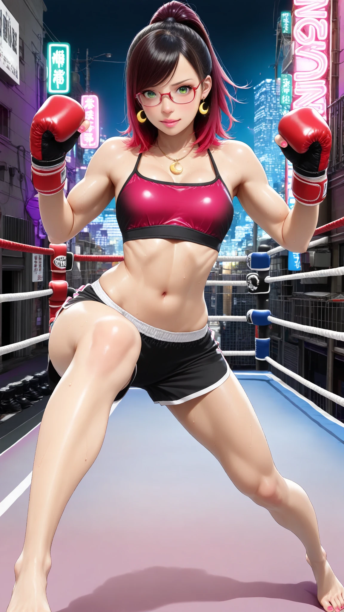 realisticlying,35 year old asian girl、Wearing a white bikini,Face Real,Sexy posing on the beach at sunset、Look up from below and make eye contact、Smile with your mouth wide open、Cleavage emphasis,Opera House,Breasts enlarged,Cleavage emphasis,Extra large zoom on chest,Chest zoom, boxing, sweat
