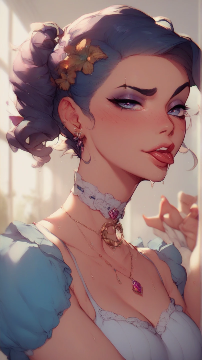 Make up a story about her friend getting pissed when she's old wkwkwkwkwk