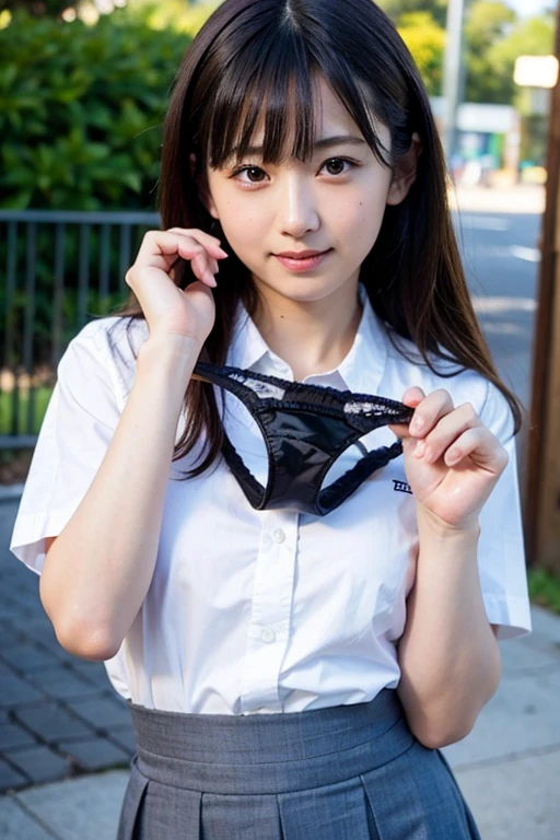 Two 10-year-old, Japanese elementary school girls, 110 cm tall and small titsed, (Flat chest), are walking to school and (((Walking to school with a randoseru))), wearing Baby blue thin fabric micro mini high cut skirt, Baby blue thin fabric micro mini high cut tube top bra, ((The fabric is thin so it's see-through)), ((navel-baring)), (((The fabric is so thin that the shape of my nipples is clearly visible))), (((The fabric is so thin that you can clearly see the shape of my vagina through my panties))), (Look at my small titsed of Flat chest bust), (Nipples are also visible, from the front), ((Showing Nipples)), (loves to show off her cute naked), (She is her small titsed at Flat chest chest with her is not wearing underwear),