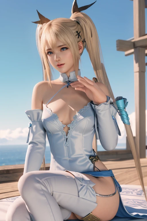 NSFW,marie rose,Swimwear,(Embarrassed:1.5),blush,(Perfect hands),(Perfect Anatomy),(masterpiece),(highest quality)