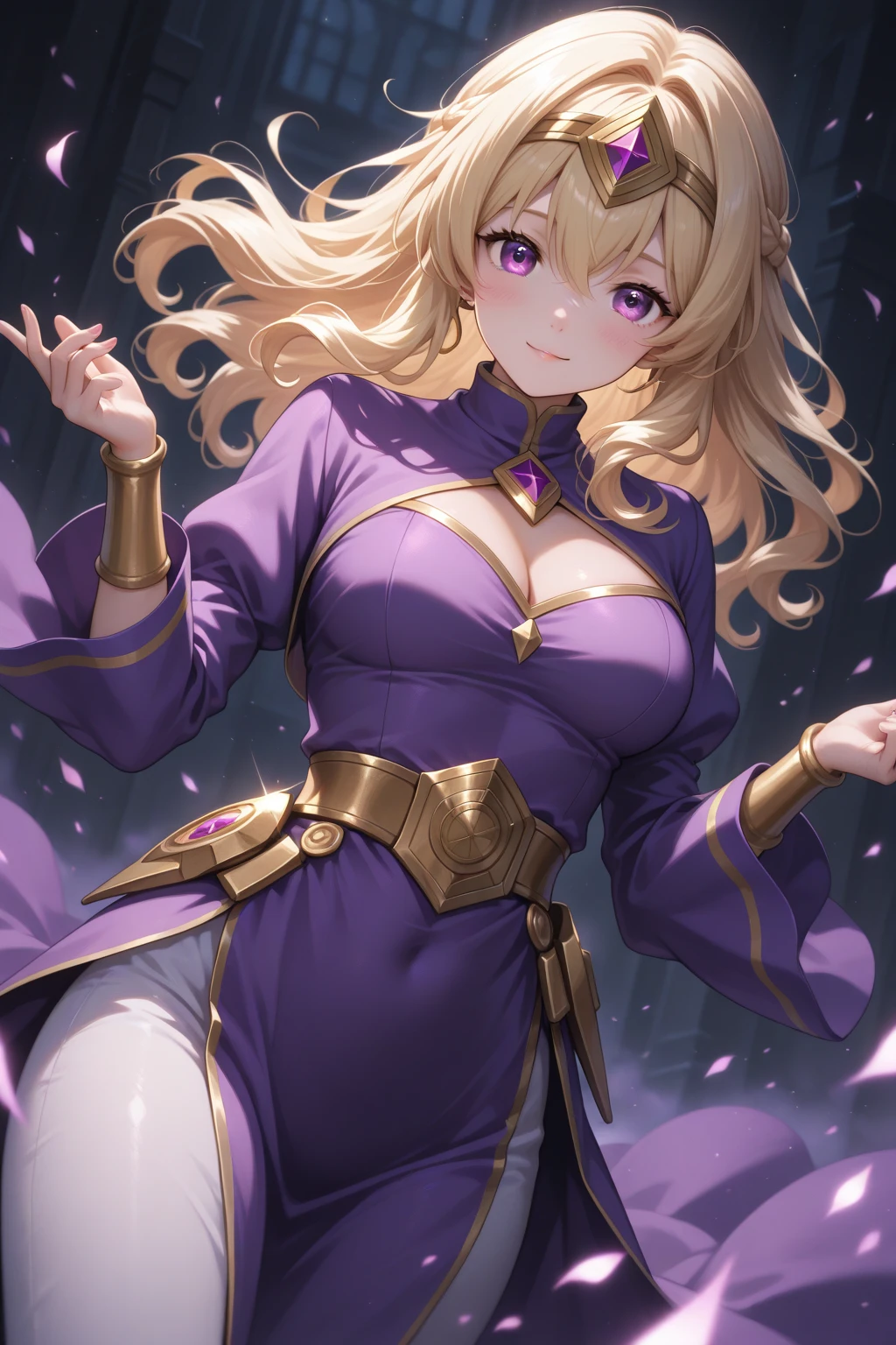 great quality ++ Extremely detailed high resolusionolution, (((very aesthetic))), expressive eyes, (((perfect face))), (((((face symmetrical))))), ((((perfect face)))), (((((good anatomy))))), (((perfect hands))), (((8k)))), UHD, HD wallpaper, (((high detailed calidra, (((((1girl)))))), only, ((((Masterpiece)))), ((((Best quality))))), ((((high resolution)))), Highly detailed, (illustration), beautiful detailed eyes, (((combatant))), (((1girl)))), (((((aasaber))))), (((multicolored hair))), (((pink hair with touches of gold)), (((heterochromia))), (((red and green eyes))), (((ahoge))), (((cape))), (((yellow ascot))), ((((((pink dress)))))))), (((sleeveless))), (((detached sleeves))), (((white gloves))), (((white skirt))), (((pink thighhighs))), (((((smile))))), (((milfication))), (((mature female))), ((((((gigantic breasts)))))), (((Accurate fingers))), ((((Unnatural hands)))), strange eye, (((walking))), (((female pose))),