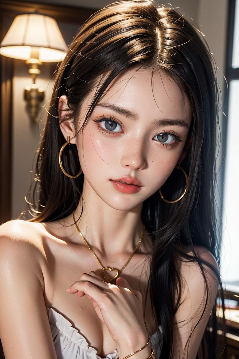 　4K,((Highest quality)), ((masterpiece)) , BREAK,((one girl)), (detailed),((in Office)), ((One girl)),((perfect anatomy)), ((nude)),((13 years old)),((flat chest:1.6)), (stare at viewer with stern eyes:1.5),((one girl)),(bitting own lip:1.1),(angry:0.9),nose blush,(shamefull:1.2),(bob cut hair),surprised, ((beautiful realistic face)),((intricate choker necklace)),Beautiful Korean Women, Beautiful young Korean woman, Young and adorable Korean face, Gorgeous Young Korean Woman, Korean Girls, Girl cute beautiful face, Portraits of Korean female idols, Young and pretty Asian face, Cute natural anime face,Asian pretty face,((finely detailed face)),((glistening eyes)),((glistening eyes )),((large eyes)),(( pretty eyes)) ,(detailed),Perfect Face,((One girl)), ((clear eyes)),((show nipples)),((beautiful skin)), don't wear anything ,(show nipples),(upper body),((be scared))
