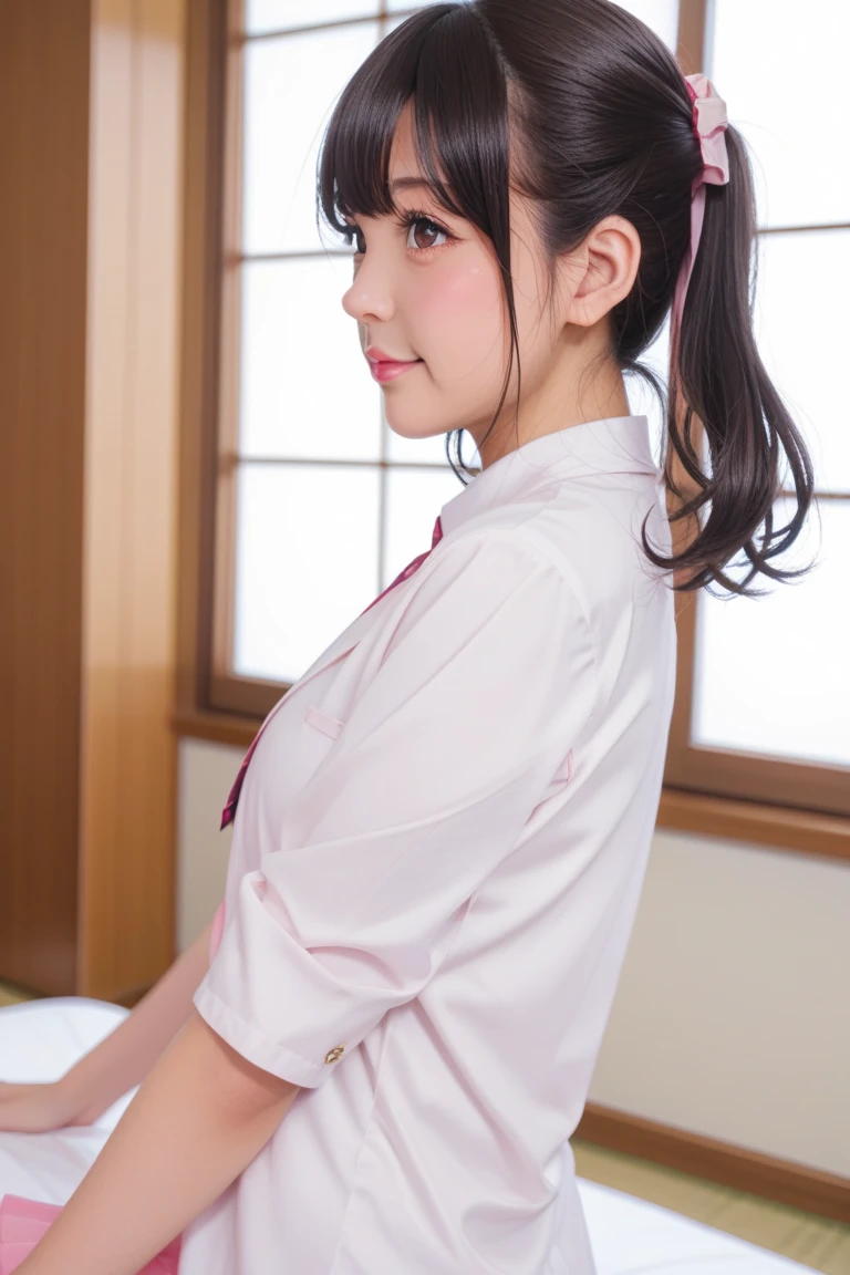 ((nipples under clothes))、(hard and pointed nipples)、not wearing underwear