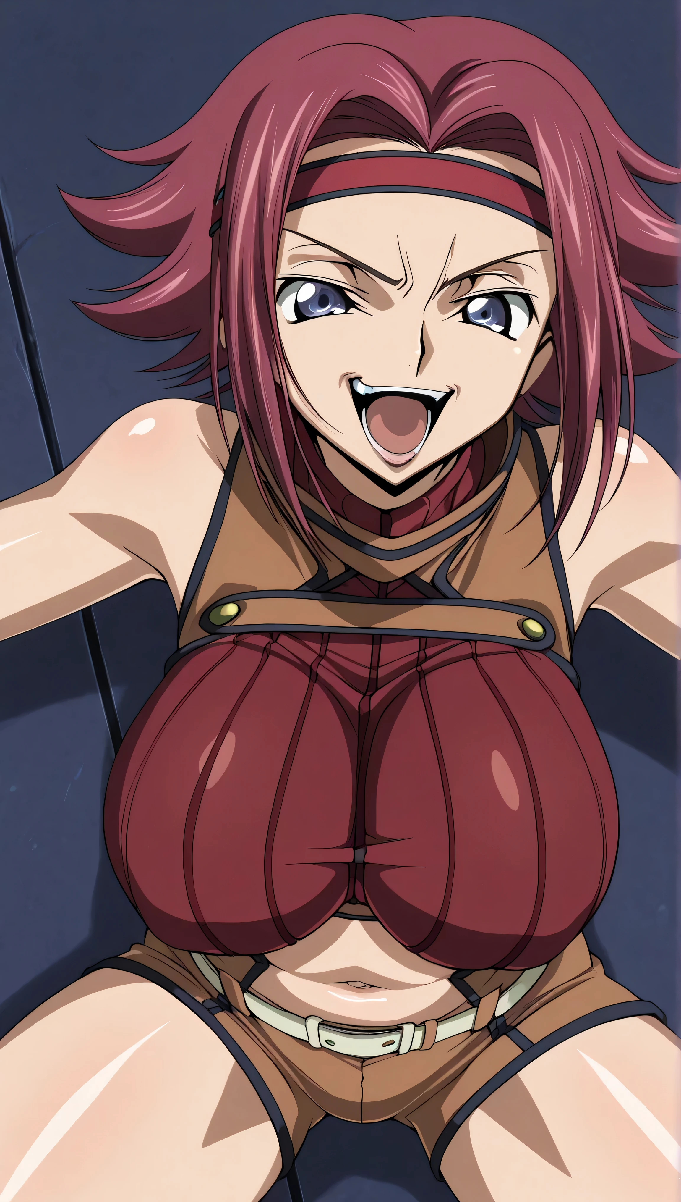 codeGeass: Lelouch of the Rebellion、Red Moon Karen、scarlet colored hair、Hairstyles on the outer wings、Short-cut hairstyles、large boob、fullnude、 (Black hair, Brown eyes, Round face),  With ribbon, (nose blush, Naughty, half opened eye, Drooling),On the bed in the infirmary,   [Full body shot]、Hardcore BDSM Kak Dega Again、Plenty of love juice、pale pubic hair、Wearing a black dog collar,Full body shot,body piercings,Large open legs、eye glass、Head-to-toe shots、Hand flail、fetters、Squirting、spout、There are a lot of them all over the body、Soak up the bright sunshine under the tropical sun、The udder is squeezed out with a rope、Woman in chains、slightly turned to the side、The lower back is cramping up and down、Chest is bobbing up and down、screaming in pain、 超A high resolution, (Photorealistic: 1.4)、Crying with joy、Crying in pain、Shot from a 45-degree angle to the right、Huge 、Stand on all fours with your butt facing the viewer、sticking out the tongue、Peeling the whites of the eyes、Crying in pain、Red color hair,Ahegao、fullnude、