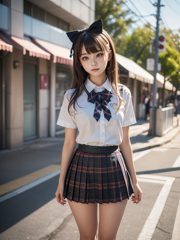 photograph、Natural lighting、photo realism、Cinematic Rendering、raytracing、best-quality、Highest detail、Cinematic、Third Person View、Blur effect、Long Exposure、8K、ultra-hd、Natural lighting、Moody Lighting、Cinema tick writing、detailed backgorund、A girl、sailor clothing、Floral --auto