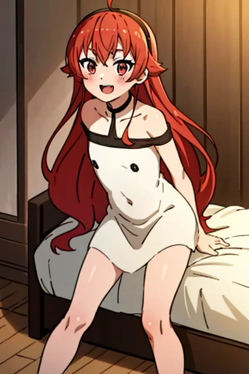 Yoko Littner、Crying face、thigh、naked、handcuffs