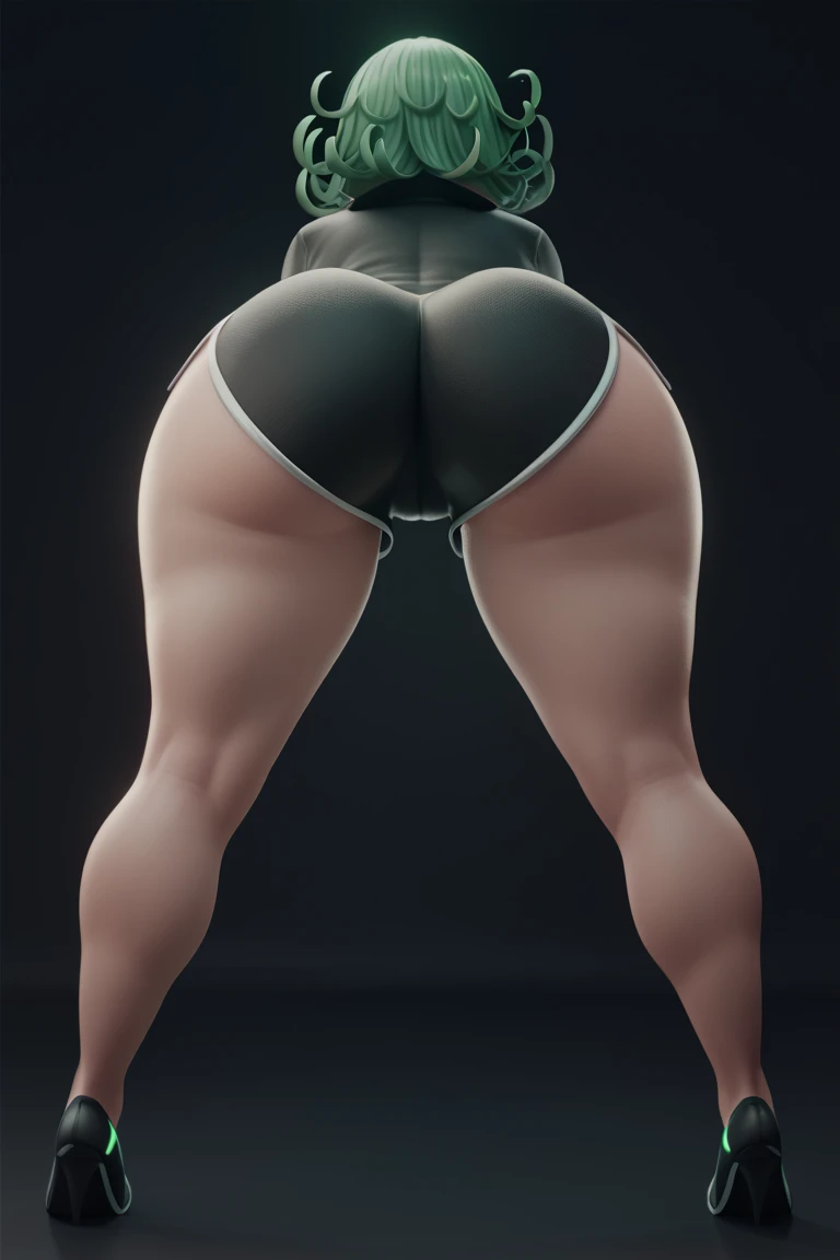 ((1 girl))、(((Dark room:1.3)))、((from above))、((all fours:1.2))、((Rear view:1.2))、((bend over:1.3))、((doggystyle:1.2))、bike shorts、((hip close-up:1.3))、((huge hip:1.3))、((huge breasts:1.1))、She looked down in embarrassment、oiled skin、curvy、best quality、ultra resolution、digital illustration