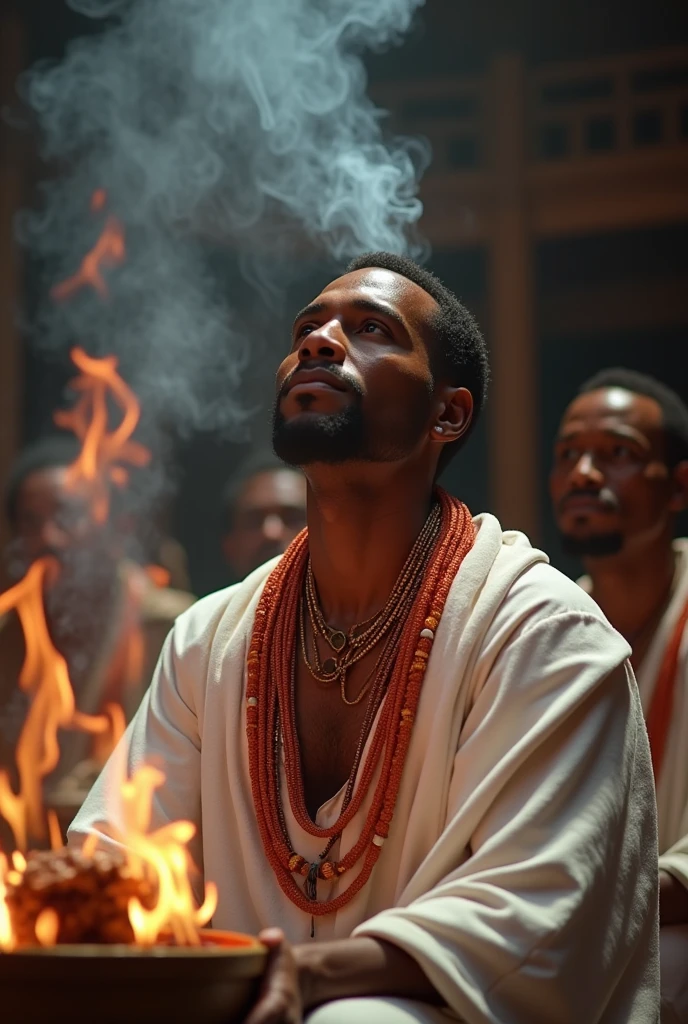 Black man with a spear