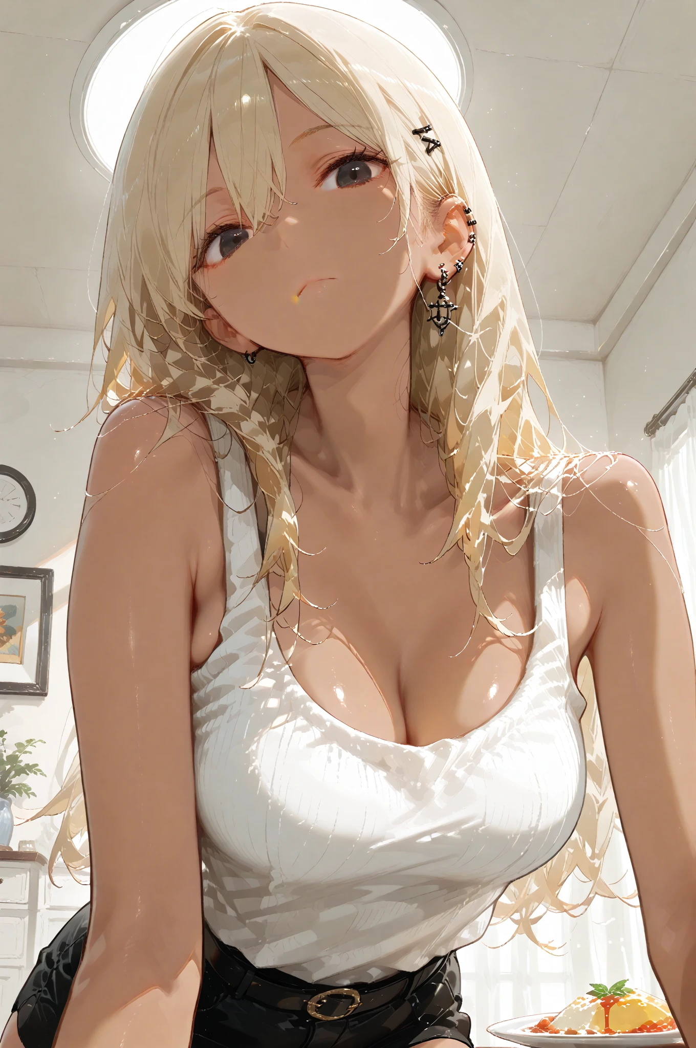 1 Girl, 19 years old, Solo, Super long blonde hair, Huge , Looking at the Viewer, Natural platinum blonde hair, bangs over eyes、Bare shoulders, jewelry, Full Body, (Highly detailed 8K wallpapers), Soft lighting, High quality, Film Grain, Fujifilm XT3 Sharp Focus, F 5.6, High detail,  Sharp Focus,(Natural light), (Close-up:1.2), (Fascinating breasts),, Realism, sexy、Beautiful bright ice white blue eyes、Completely naked
、Completely naked
Completely naked
