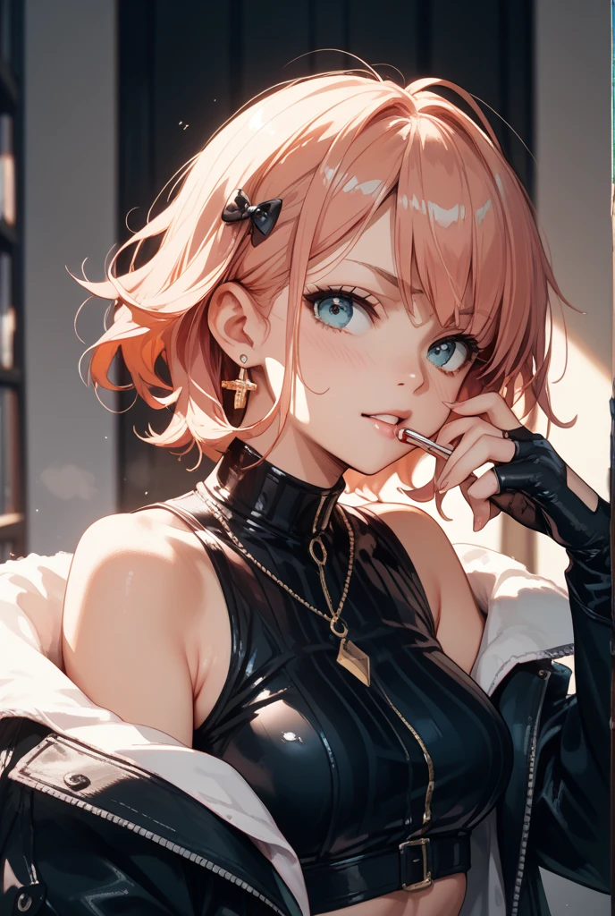1girl, pink hair,18 years old,White dress,Perfect female body, neat figure, slender waist, Black silk,
full body, looking at viewer, (cowboy shot:1.2),Poker face,
Sunlight,indoors,bubbles,
(best quality), (ultra detailed), (masterpiece), (highres), (original), (extremely detailed CG unity 8K wallpaper),detailed manga illustration,