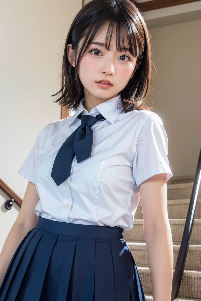 cute japanese woman, school uniform, bondaged, tied, bdsm