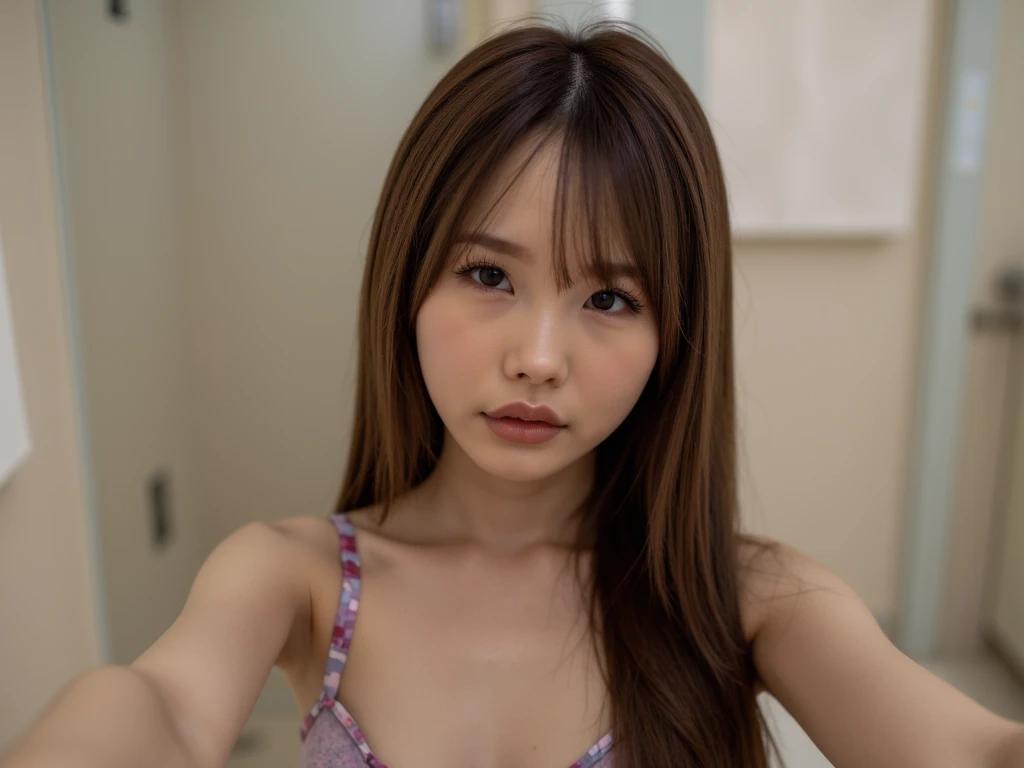 ((Highest quality, 8k,)), Browsing Caution, front, Heavy chest, charm, Accurate手足, First Person View, (masterpiece:1.3), Realistic, photo-Realistic, RAW Photos, Beautifully detailed face, Pale skin, Detailed hair texture, Perfect body, Beautiful Face, Accurate, Anatomically correct,Natural neck length, (Beautiful Hそしてs), (Fair skin:1.2), (Highest quality:1.4), finely,(とてもBeautiful Faceのディテール), (Big Breasts:1.4),Model Airplanes、フルnude、Fashion model posing、Whole Body Ezbian、nude、thin、Are thin、Hips、thin脚、Crotch opening、Spread your legs、Sleeping in bed、フルnude,Exposing her breasts、Portraiture,One Woman, (RAW Photos:1.2), 24-year-old female,Flat Chest、Intensive、（Black pubic hair）（Black underhair） Lying in bed、Bright room、naked、Sit on the bed、Japanese、, small、Areola、frontを向いて、frontage、Bright room、 (Photorealistic photography:1.4), (超Realisticな:1.4), (Realisticな:1.3), (softer lighting:1.05), (Improving the lighting quality of movies:0.9), 20-year-old girl,topless、Underless、上半身naked、naked、, (Bright light:1.2), (Improvement of quality:1.4), (Highest qualityのリアルテクスチャスキン:1.4), Detailed eyes, finely描かれた顔, (tired, sleepy, Joyful), (smile:0), Face close-up, (Enhance the mood of your body line:1.1), (Enhances the beauty of skin texture.:1.1)、