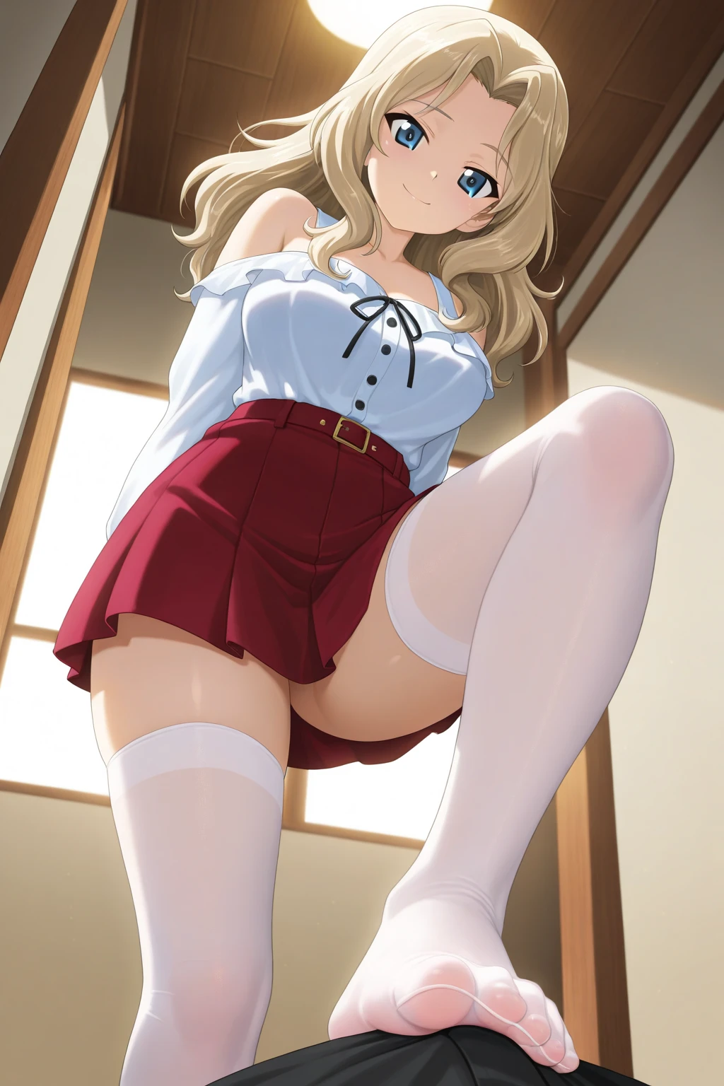 (masterpiece, Highest quality:1.2), One girl, alone,Are standing_Split, 
Yuki mandarin orange, Long Hair，black无袖短背心，Pink Skirt，black