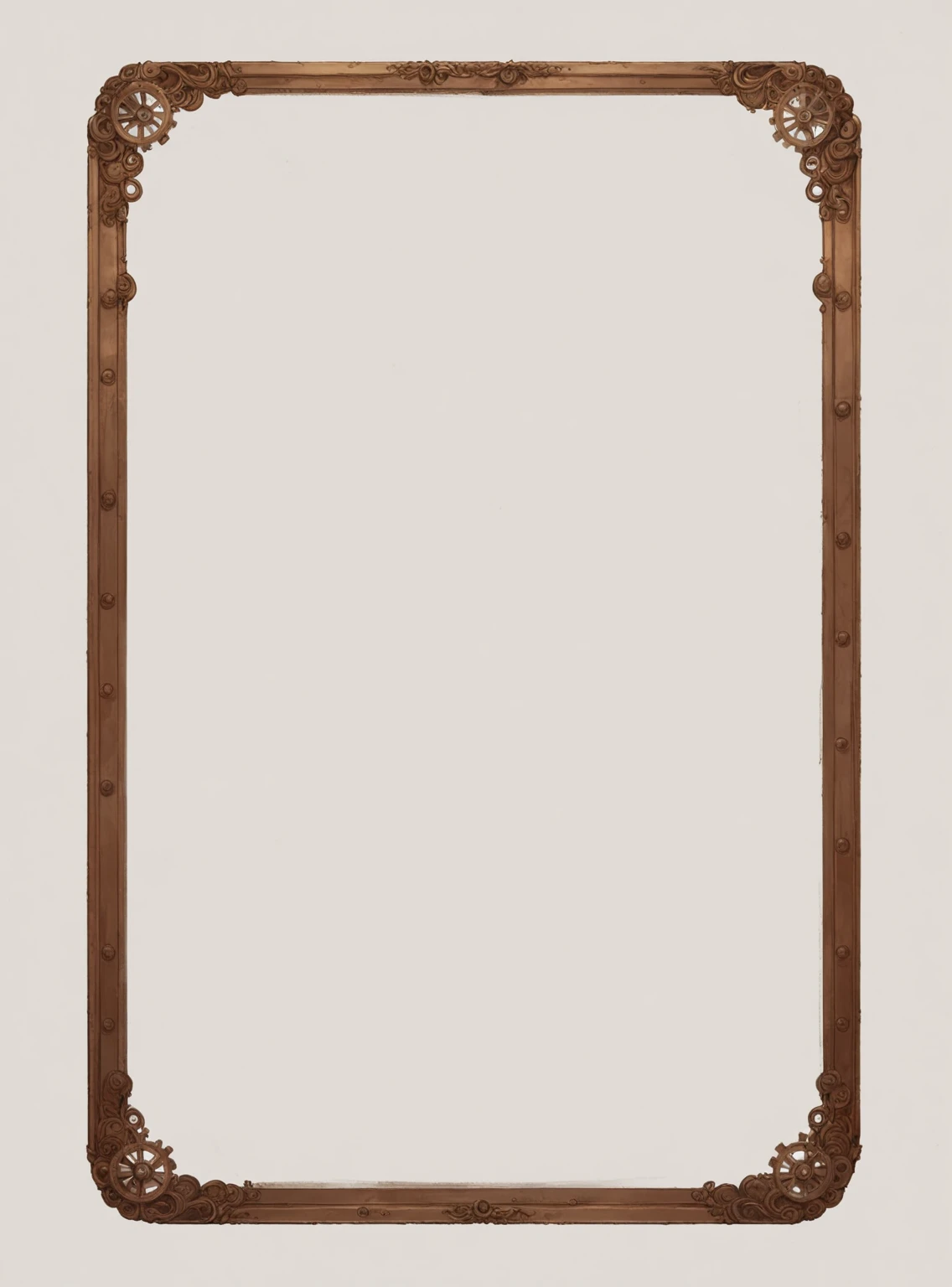 Two carps swim in a circle at equal distances from each other.